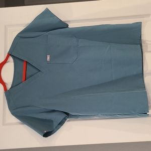 Figs Large Hydrogreen Catarina Scrub Top